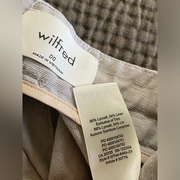 Linen blend crop pant from Wilfred - Picture 4 of 8